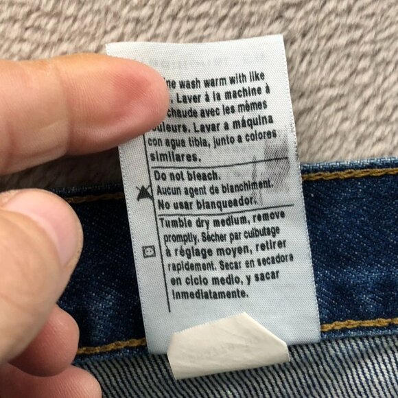 Carhartt Mens Workwear Jeans Size 42x30 B18 DST Traditional Fit Irregular Blue - Picture 10 of 16